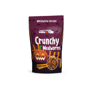 Crunchy Mealworms Cheddar — Halloween Edition 20 g – packshot on white