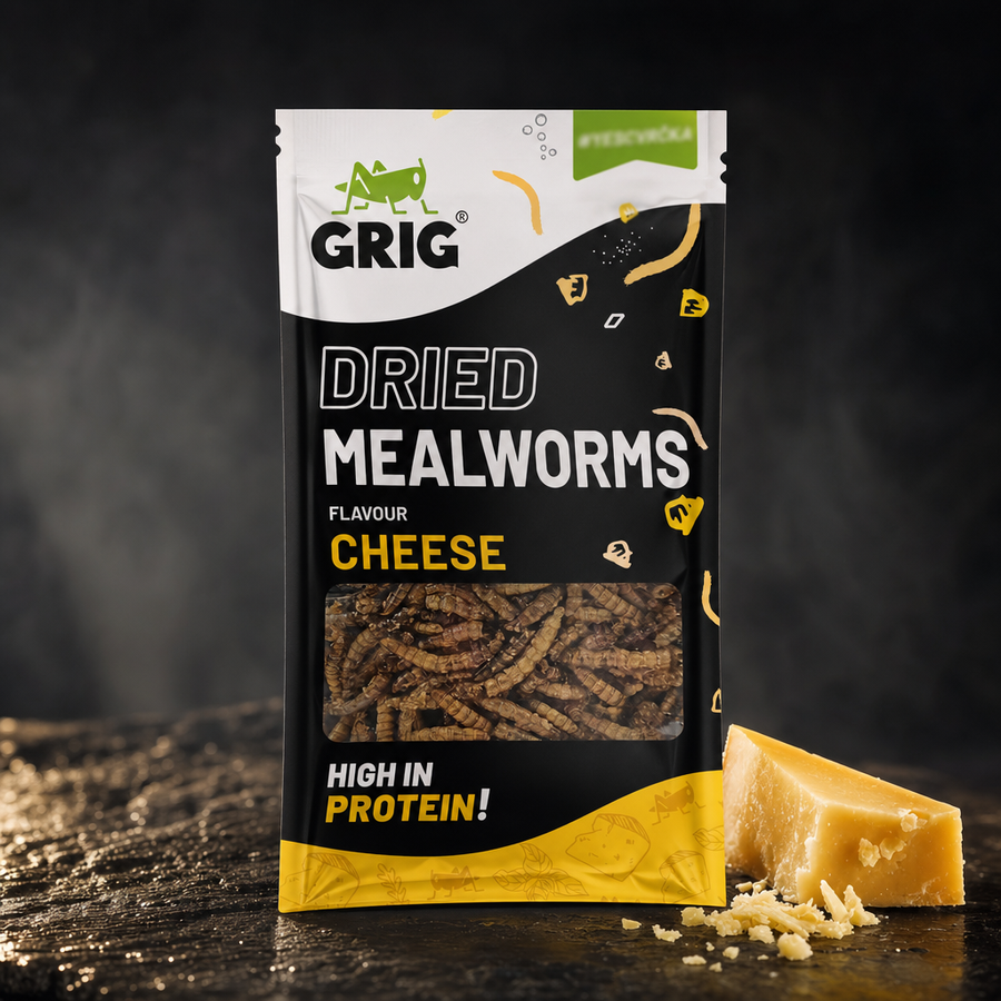 Dried Mealworms 13 g – premium packshot