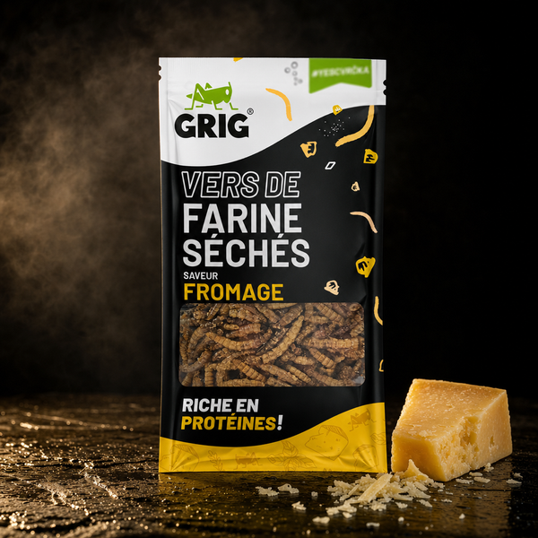 Dried Mealworms 13 g – premium packshot