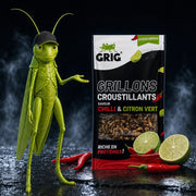 Grillons croustillants 13 g – GRIG à côté du sachet