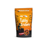 Tasty Crickets BBQ — Halloween Edition 20 g – packshot on white