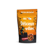 Tasty Crickets BBQ — Halloween Edition 20 g – packshot on white