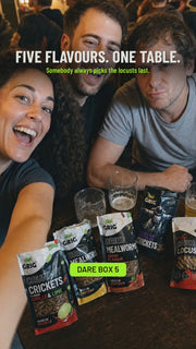 GRIG Dare Box, five flavours at the table