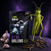 Space Edition Grillons 13 g – GRIG à côté du sachet