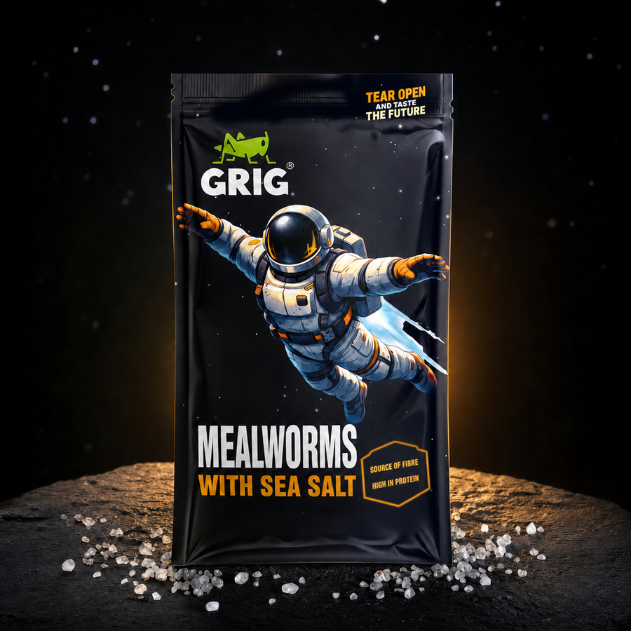 Space Edition Mealworms 13 g – premium packshot